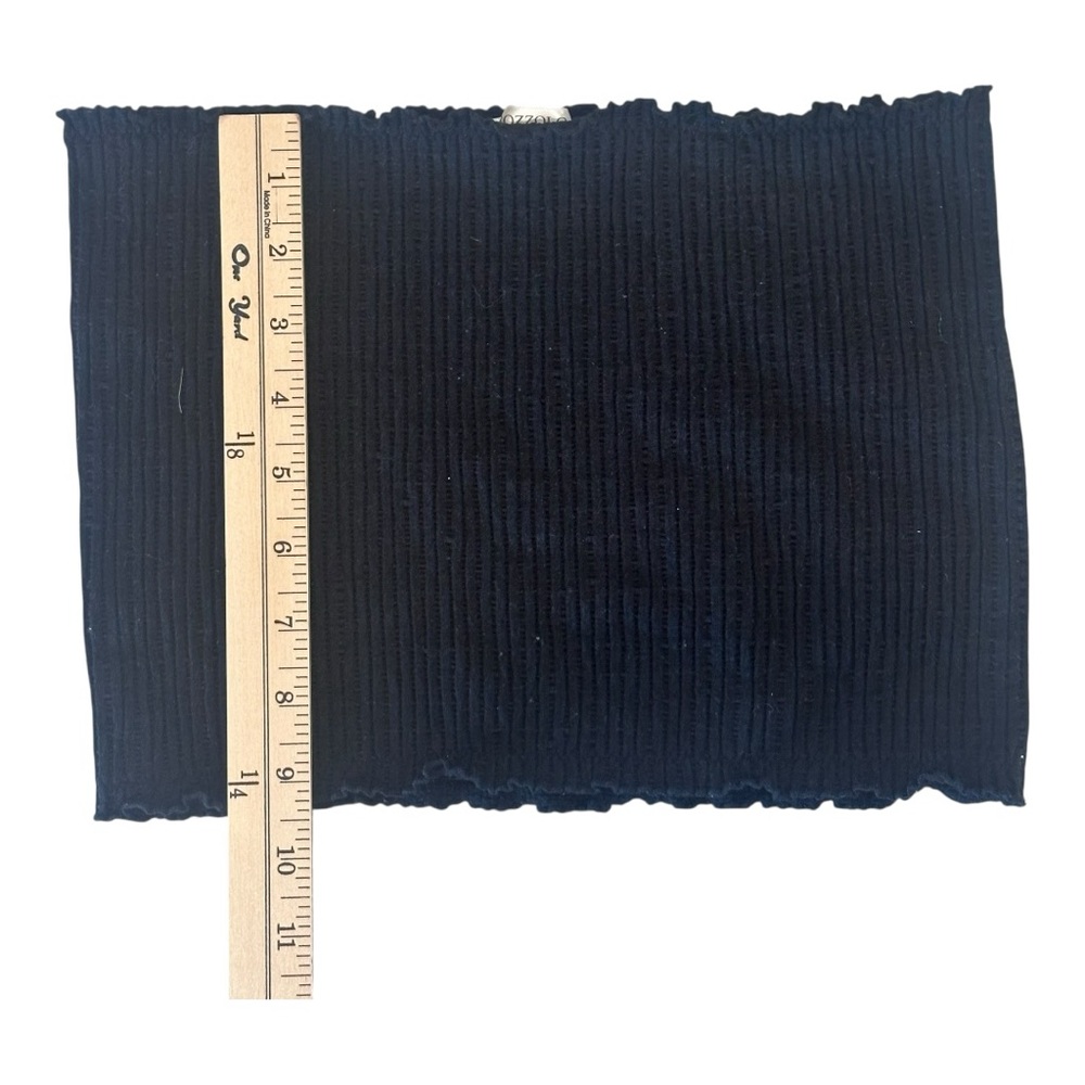 Bozzolo Women's ribbed tube top, Size M/L - Picture 3 of 5